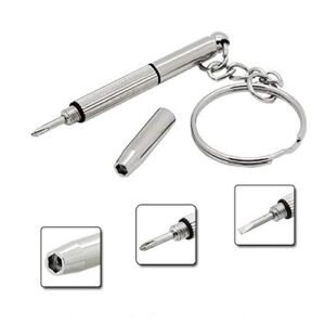 Keychain Screwdriver Tool Car-Styling Key Rings for Motorcycle Auto Accessories