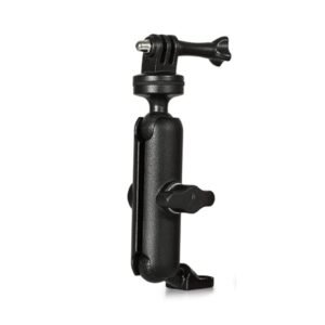 Action Camera Aluminium Alloy Holder Compatible With Gopro Bike Mount With Two 360° Rotational Angle For Bike Motorcycle And & Scooter (Rear View Mirror Mount Attachment)