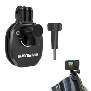 Motorcycle Windshield Mount Clamp Aluminum Clip for Insta360 X5/X4/Ace Pro 2/Ace Pro, Motorcycle Bracket Clip for GoPro 13 for DJI Osmo Action 5 Pro Accessories