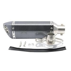 51mm Carbon Fiber Motorcycle Exhaust Muffler Pipe Silencer for 125cc-600cc|Motors|Parts & Accessories|Motorcycle Parts|Exhausts & Exhaust Systems|Silencers, Mufflers & Baffles