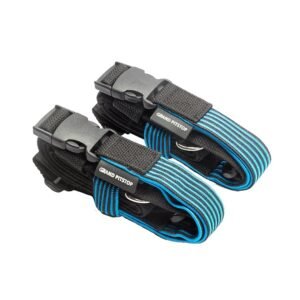 Motorbike Luggage Strap | (Set of 2) | Strong Elastic Bungee Cords with Hooks | Secure Cargo for Travel | Ideal for Bikes, Scooters, Bicycles | Durable & Stretchable