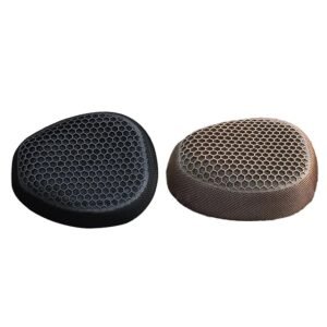 Motorcycle Seat Cushion Breathable Accessory Comfortable Riding Saddle Cover Black