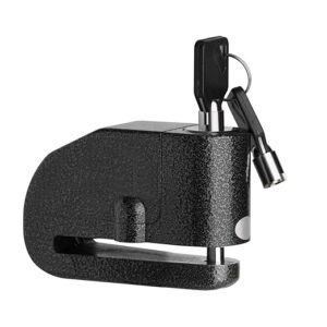 Disc Lock Alarm Key Anti-Theft Protection for Motorcycles Bike Scooters 110dB Loud Alerting Sound System Water-Resistant Vibration Sensor Security Alert for Vehicles