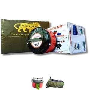 Semi-Automatic Full Body Bike Cover | Compatible for All Royal Enfield Motorcycles | Heavy Duty Device | Water Resistant | UV Safe | 100% Dust Proof | Anti-Theft & Scratch Proof Cover